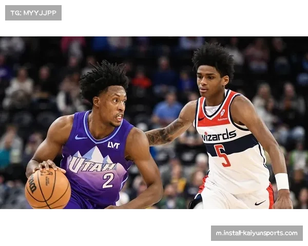 爵士利用奇才内线移动慢弱点，频繁进行挡拆外弹三分战术